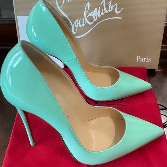 Christian Louboutin Shoes - Never Used- Christian Louboutin So Kate Mint 120mm